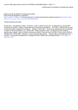 Cuantos gramos de diazepam necesitas para matarte