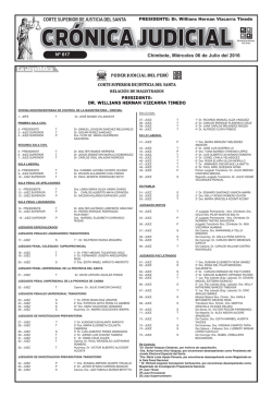 N&ordm; 012 Chimbote, 05 de Mayo del 2014 Chimbote, Mi&eacute;rcoles 06 de