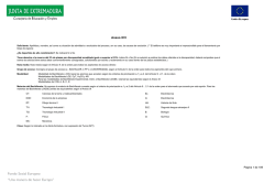 CUPO UNO. Alumnos que se presentan por