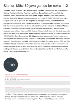 Site for 128x160 java games for nokia 112