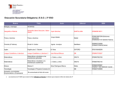 Educaci&oacute;n Secundaria Obligatoria | ESO | 3&ordm; ESO