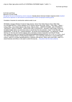 Inurl:main.cgi linksys