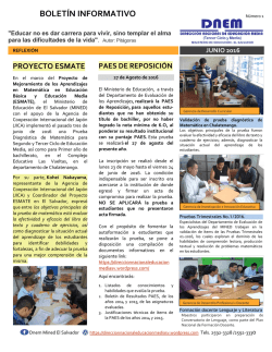 bolet&iacute;n informativo