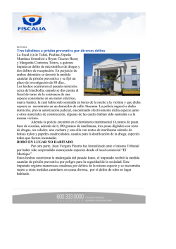 Tres taltalinos a prisi&oacute;n preventiva por diversos