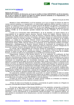 ORDEN HAP/1134/2016, de 30 de junio