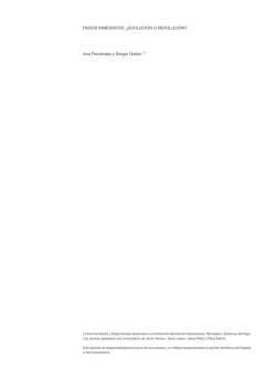 Pagos inmediatos: &iquest;evoluci&oacute;n o revoluci&oacute;n?