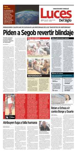 Atribuyen fuga a falla humana