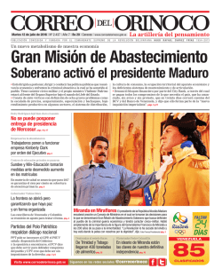 Descargar PDF - Correo del Orinoco