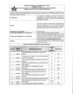 !TEM COI:hl&laquo;) - ` ` ` SENA DESCRIPCION DE BIEN . UNIDA DE