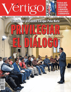 Revista Impresa - V&eacute;rtigo Pol&iacute;tico
