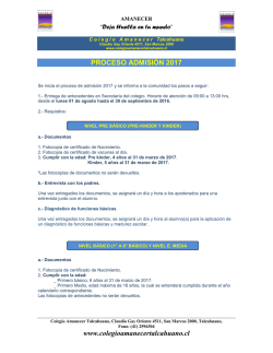 Talcahuano, 25 de abril de 2011 - Colegio Amanecer de Talcahuano