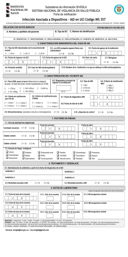 Infecci&oacute;n aso dispositivos F357