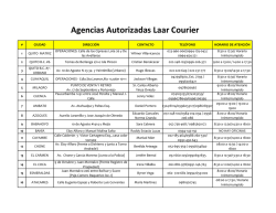 Agencias Autorizadas Laar Courier