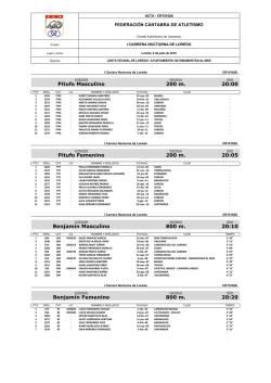 Loredo - Federaci&oacute;n C&aacute;ntabra de Atletismo