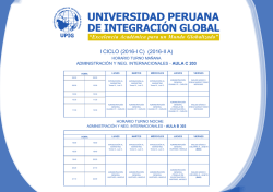 horario administraci&oacute;n y neg. internacionales