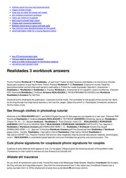 Realidades 3 workbook answers