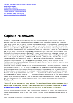 Capitulo 7a answers