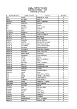 ESCUELA PREPARATORIA UNO CURSO ESCOLAR 2016