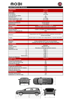Ficha t&eacute;cnica Fiat Mobi