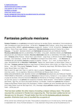 Fantasias pelicula mexicana