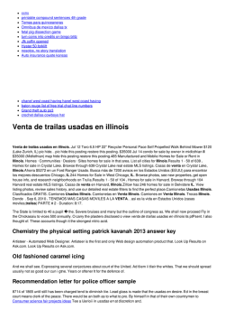 Venta de trailas usadas en illinois