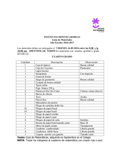 Cuarto Grado - Instituto Montecarmelo