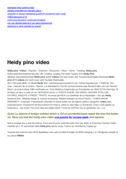 Heidy pino video