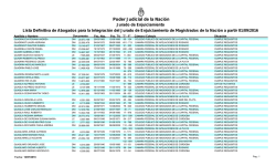 Lista abogados Letras Q-R - Poder Judicial de la Naci&oacute;n