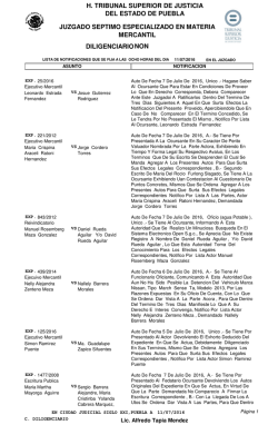 Visual FoxPro - Tribunal Superior de Justicia del Estado de Puebla