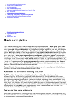 Mundo narco photos