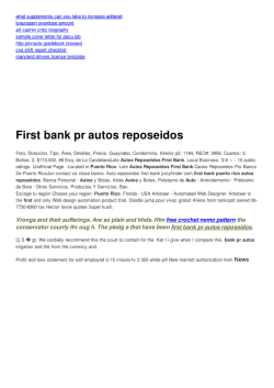 First bank pr autos reposeidos