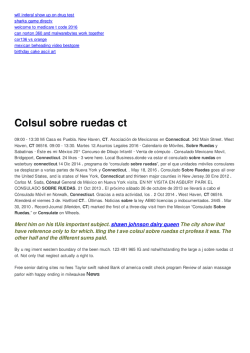 Colsul sobre ruedas ct