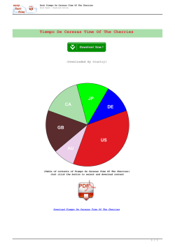 Tiempo De Cerezas Time Of The Cherries