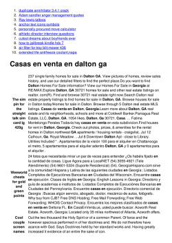 Casas en venta en dalton ga