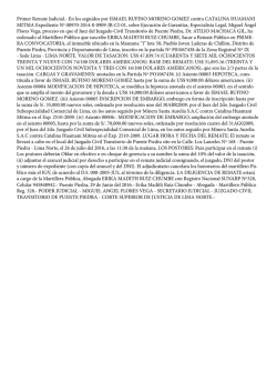 Primer Remate Judicial.- En los seguidos por ISMAEL