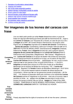 Ver imagenes de los leones del caracas con frase