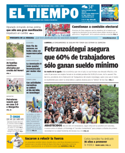 Fetranzo&aacute;tegui asegura que 60% de trabajadores s&oacute;lo