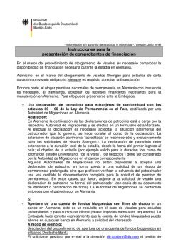 Comprobantes de financiaci&oacute;n