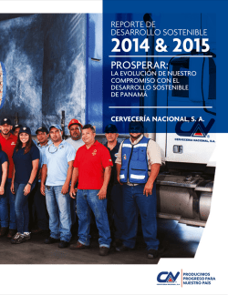 2014 & 2015 - UN Global Compact