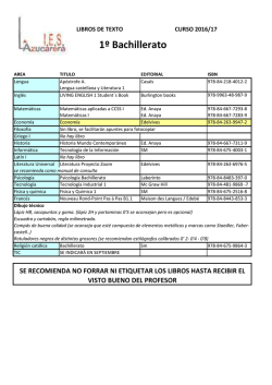 libros 2016-17 - IES "La Azucarera"