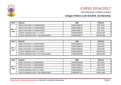 curso 2016/2017 - CP "Luis Solana"