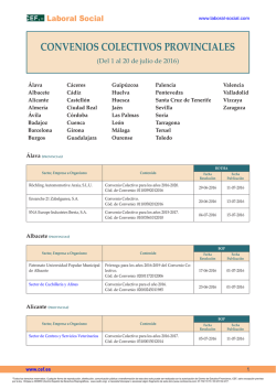 convenios colectivos provinciales