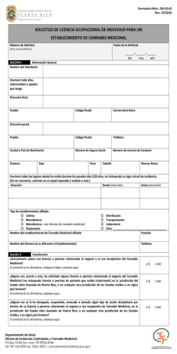 cm-lo-02 solicitud - Departamento de Salud de Puerto Rico
