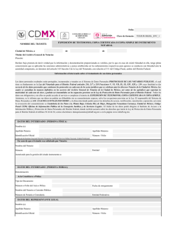 de de Nombre del Notario N&uacute;mero Autorizado