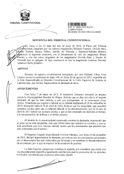 06681-2013-AA - Tribunal Constitucional