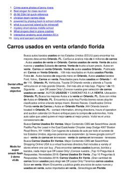 Carros usados en venta orlando florida