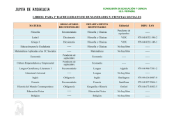 Libros de textos de Bachillerato