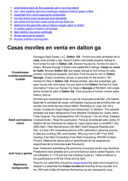 Casas moviles en venta en dalton ga