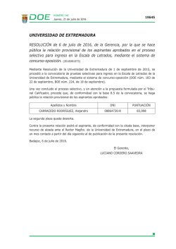 aprobados provisionales letrados uex