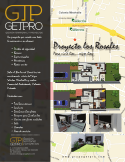 Proyecto los Rosales